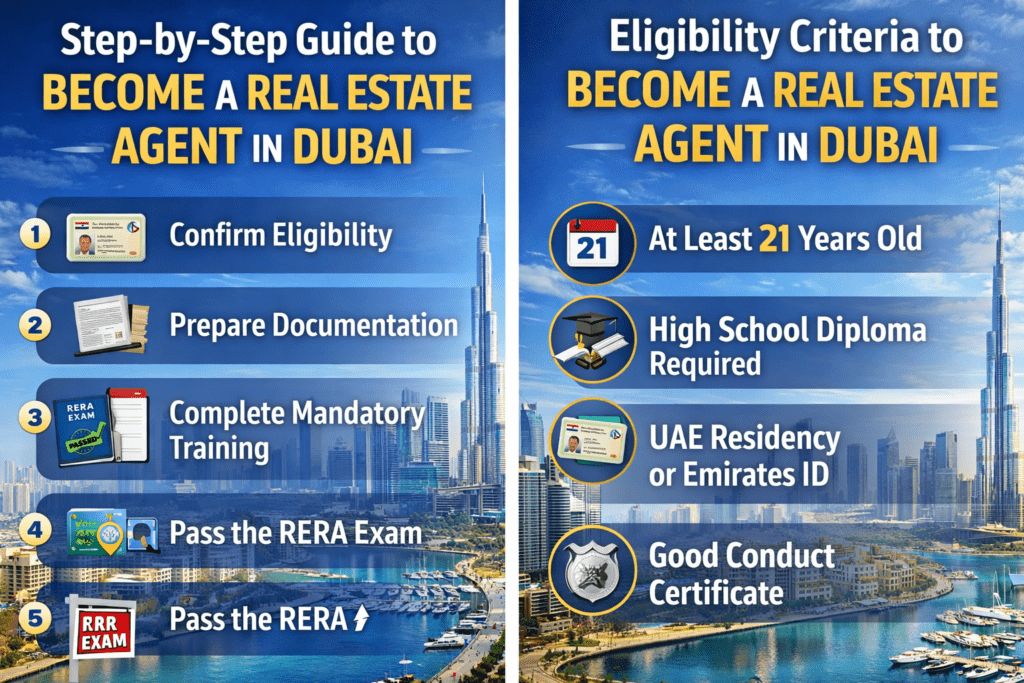 Step-by-Step Guide to Become a Real Estate Agent in Dubai